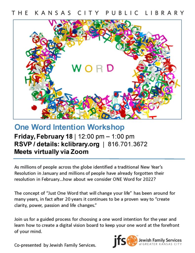 One Word Intention Workshop